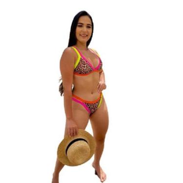 Imagem de Biquini Oncinha Fluor com bojo  Blogueira Papilloo, M