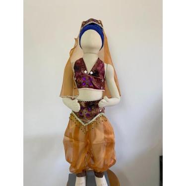 Imagem de  Fantasia Infantil Odalisca Marrom Carnaval  - Chriaturas A Mil, P