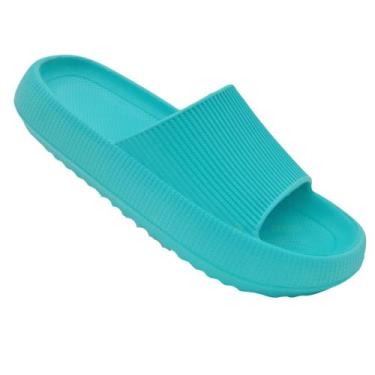 Imagem de Chinelo Nuvem Slide Super Leve Ortopédico Eva Adulto - Yvate, Verde, C