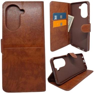 Imagem de Capa Carteira Para Xiaomi Redmi A5 (Tela de 6.88) Capinha Cor:Marrom -