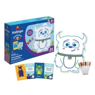 Imagem de Brinquedo Quadro Para Colorir Descobrindo As Emoçoes Educativo - Xalin
