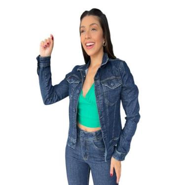 Imagem de Jaqueta Jeans Feminina  - Previdência Jeans , 44