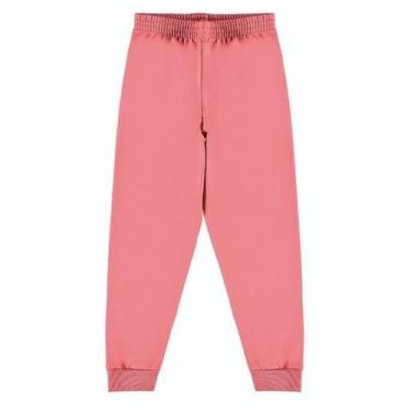 Imagem de Calça Moletom Infantil Unissex Malwee 4 ao 10 Ref. 108790, Rosa, 8