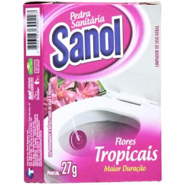 Imagem de PEDRA SANITÁRIA SANOL FLORES TROPICAIS 27g 2502