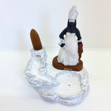 Imagem de Incensário Cascata Iansã Balé  Escultura em Resina  12 Cm - Lua Mistic