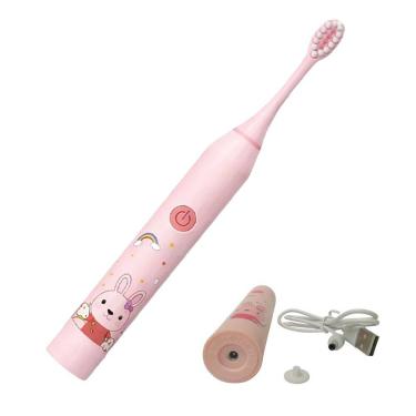 Imagem de Escova de Dente Eletrica Recarregavel 6 Velocidades Higiene Oral Gengiva Lingua Limpeza Bucal Profunda Escovacao
