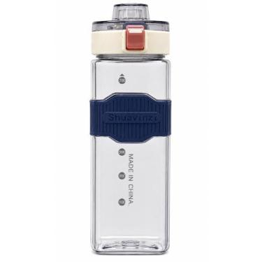 Imagem de Garrafa Infantil Quadradinha Roxa 720ml - BBR Toys
