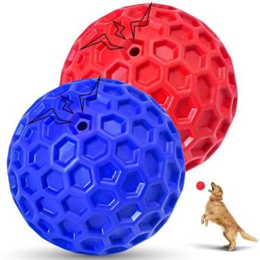 Imagem de Brinquedo para Cachorro CHEODIN 2 Unidades Bolas Indestrutíveis com Ap