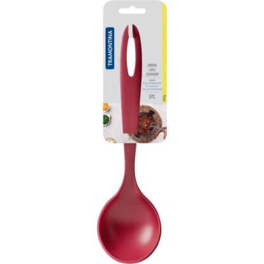 Imagem de Concha Pequena Para Panqueca/Molho Tramontina Ability Nylon Vermelha -
