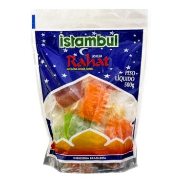 Imagem de Bala De Goma Arabe Raha Istambul 500g