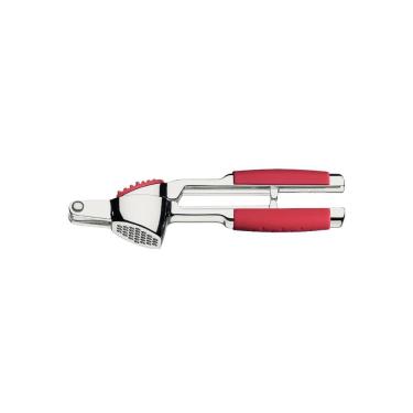 Imagem de Espremedor de Alho Utilità Cromado com Cabo ABS Vermelho para Cozinha 3,1CM Tramontina