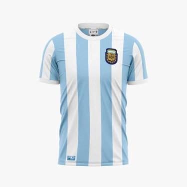 Imagem de Camisa Retrô da Argentina 1986 Tamanho:G - Retro Mania, G