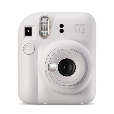 Imagem de Câmera Instantânea Analógica Fuji Instax Mini 12 705069129 Modo Selfie Close Up Espelho Exposição Automática Branco