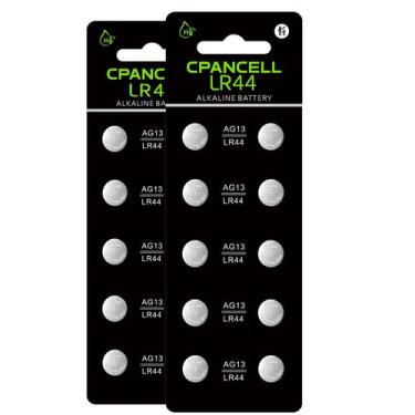 Imagem de Bateria CPANCELL LR44 AG13 1,5V Pilha Botão Pacote com 20 Unidades