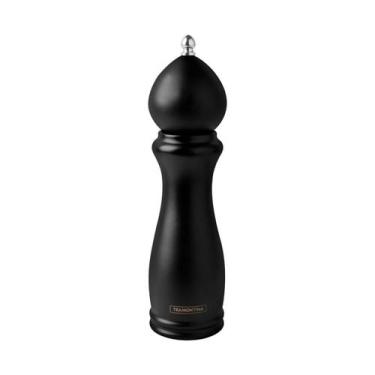 Imagem de Moedor de Pimenta e Sal Tramontina Black em Cerâmica com Recipiente de