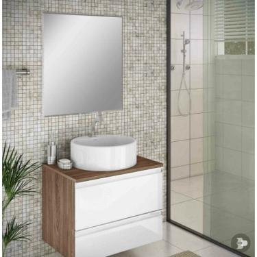 Imagem de Espelho banheiro lapidado Bisotê 40x50cm Com Pendurador
