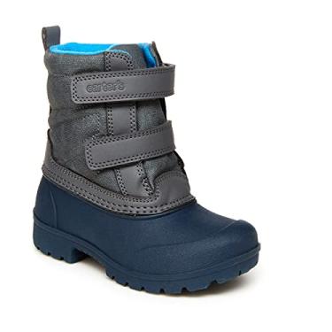 Imagem de Carter's Bota de neve Deltha unissex para crianças, Cinza, 4 Toddler