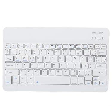 Imagem de Teclado de 10", teclado de computador sem fio Bluetooth, árabe, línguas espanholas e russas disponíveis, compatível com Android, Apple e Windows (espanhol)