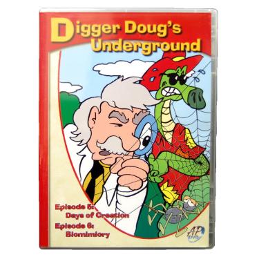Imagem de Digger Doug's Underground Episode 5&6-Days of Creation & Biomimicry, The Way Science Copies God's Designs-Biology-Biblical-Intelligent Design-Mystery-Evolution-Glory of God- Animals-Plants-Wildlife-Kids Song-Songs for Kids-Science Kids DVD
