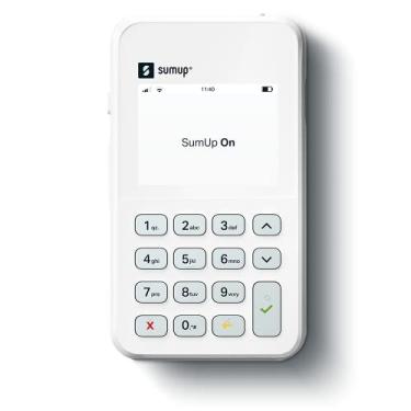 Imagem de Sumup Máquina de Cartão ON, com chip 3G, conexão wi-fi e recarregável