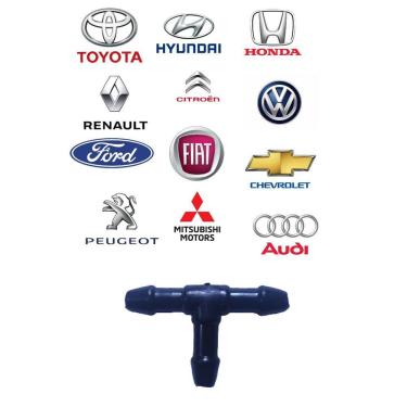 Imagem de Conector Conexão T Mangueira Esguicho Brucutu Civic Fox Polo Gol Voyage Saveiro Parati