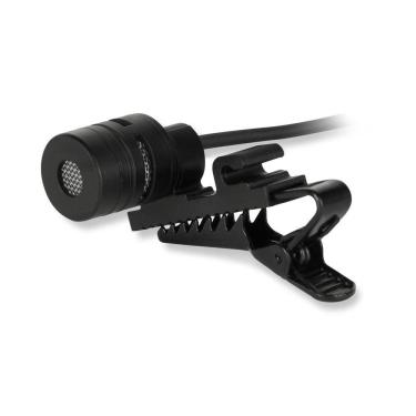 Imagem de Microfone de Lapela Sharkoon SM1 - com Filtro Destacável e Clip para Fixação - Conector 3.5mm - Cabo 2,5 metros