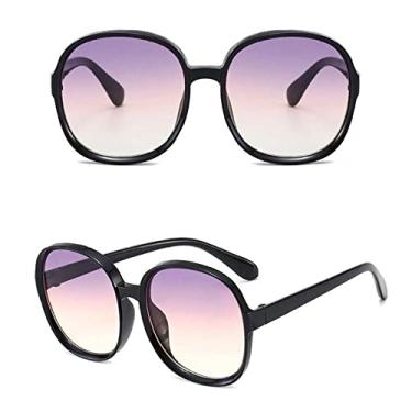 Imagem de Óculos de Sol Feminino Clássico Clássico Vintage Feminino Grandes Molduras Redondas de Luxo Designer Feminino Óculos Grandes Óculos, 4, China