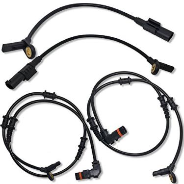 Imagem de CBK 4 peças Sensor de velocidade de roda ABS dianteiro traseiro 1645400717 1645400917 para Mercedes-Benz ML320 ML350 ML450 ML500 ML550 ML63 AMG R320 R350 R500 R63 AMG W164 GL320 GL350 GL450 GL550