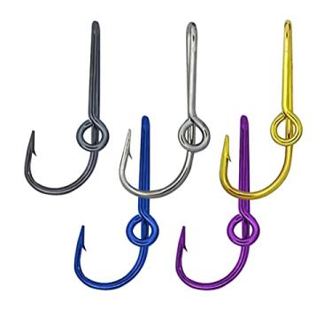 Imagem de 5 peças anzol chapéu clipe ouro chapéus pinos decalque ganchos de peixe para boné fecho de gravata clipe de dinheiro