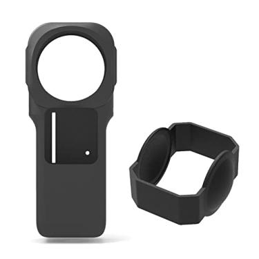 Imagem de TECKEEN Anti-Drop Soft External Silicone Case Protective Shell with Lens Cover for Insta360 One RS 1-Inch