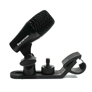 Imagem de Microfone Cardioide Dinâmico de Tambor Tom da Darverson com Suporte Fixo e Conector XLR Macho