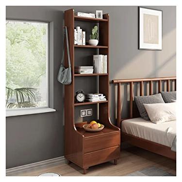 Imagem de KIZQYN Estante de livros quarto estante para casa armário de armazenamento de cabeceira sala de estar estante simples varanda rack de armazenamento estante (cor: C)