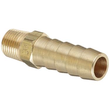 Imagem de Parker 125HBL-6-2-pk20 Mangueira Barb, 0,95 cm ID x 0,95 cm MNPT, latão (pacote com 20)