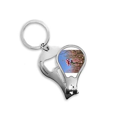 Imagem de Abridor de cortador de unhas para fotografia de botão de flores de primavera tesoura