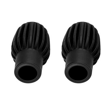 Imagem de 2 capas de silicone mudo para baquetas, capa de silicone para baquetas e baquetas para prática