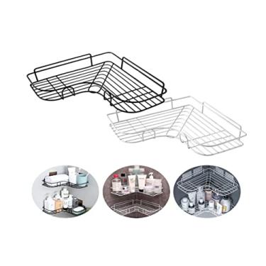 Imagem de Suporte Prateleira Porta Shampoo Canto Ventosa Organizador Multiuso