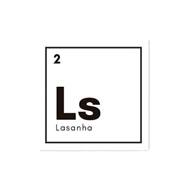 Imagem de Arte Maníacos Quadro Decorativo Lasanha Elemento - 30x30cm