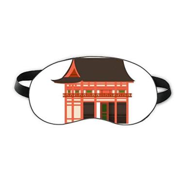 Imagem de Protetor de olhos japonês tradicional Edo Culture House Sleep Eye Shield macio para noite