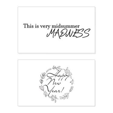 Imagem de Cartão de felicitações Shakespeare Midsummer Madness New Year Festival Bless Message Present