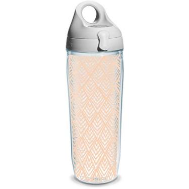 Imagem de Tervis Copo isolado Happy Everything - Garrafa de água de 700 ml - Tritan, diamante em camadas