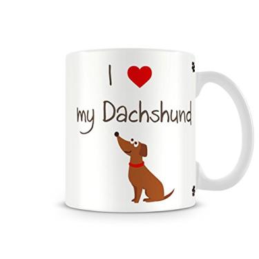 Imagem de Caneca I Love my Dachshund