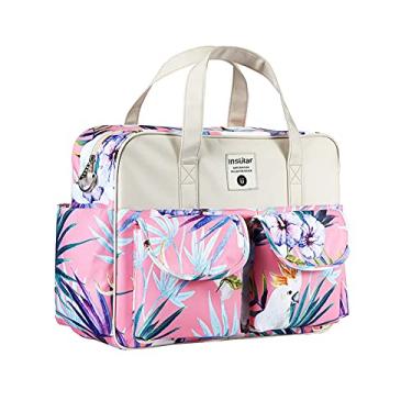 Imagem de Zwbfu Saco De Fraldas, Saco De Fraldas Portátil Bolsa Múmia Bolsa De Viagem Para Bebê Recém-Nascido-Suplementos NecessáriOS Floresta Tropical