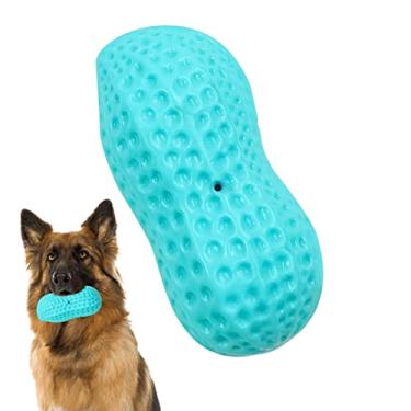 Imagem de Brinquedos para mastigar cachorro para dentição, Brinquedos de enriquecimento para cães em forma de amendoim, Cão de raça média barulhento, brinquedos para cães, brinquedos resistentes e Cjupzi