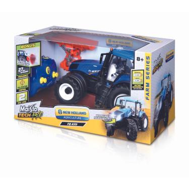 Imagem de Trator de Controle remoto c/ arado de Neve-  New Holland