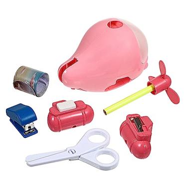Imagem de NOLITOY 2 Peças Modelo Em Aprendizagem Caso Criativo Lápis De Escritório Aeronave Presentes Plástico Multifuncional Artigos De Papelaria Rosa Pequeno