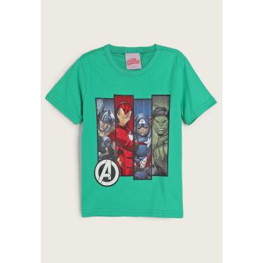 Imagem de Infantil - Camiseta Brandili Avengers Verde Brandili 35935 menino