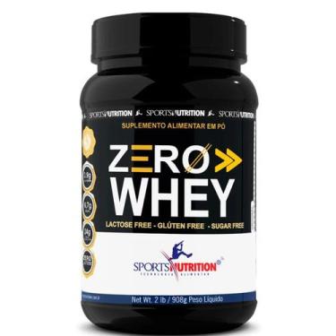 Imagem de Whey Protein Zero Lactose Glúten E Açúcar - 908G  Sports Nutrition