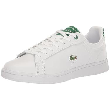 Imagem de Lacoste Carnaby Pro Cgr 2231 SMA Tênis masculino, Branca/Grn, 43