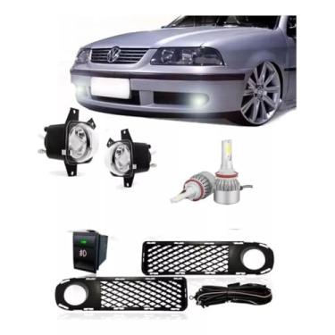 Imagem de Kit Farol De Milha Gol Saveiro G3 Bot Original Com Super Led 6000k Fase 1