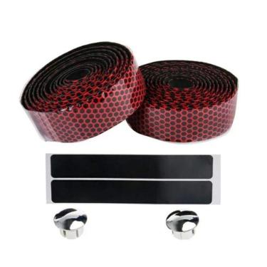 Imagem de Fita Guidão Speed Silicone Gel Antiderrapante O Par Vermelho